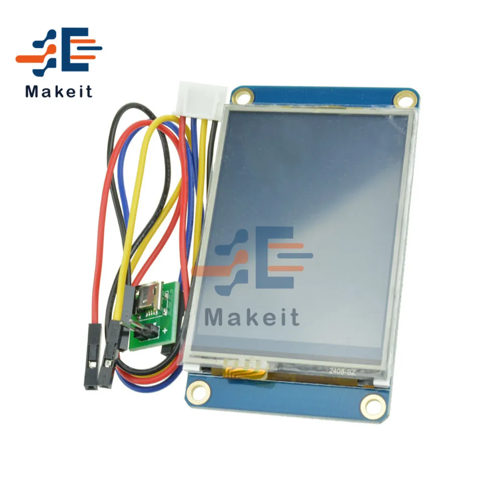 2 4 дюймов &quotTFT резистивный сенсорный экран Экран 320x240 UART HMI серийный ЖК-дисплей