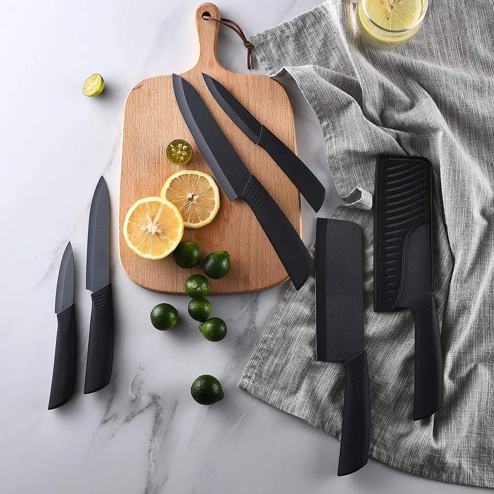 

6 inch ceramic fruit knife black zirconia knife gift single ceramic knife ceramic knife ceramic chef