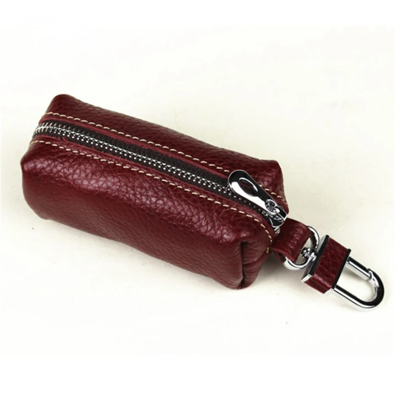 Портативные Ключи для автомобиля кошельки кожаный мужской держатель ключей
