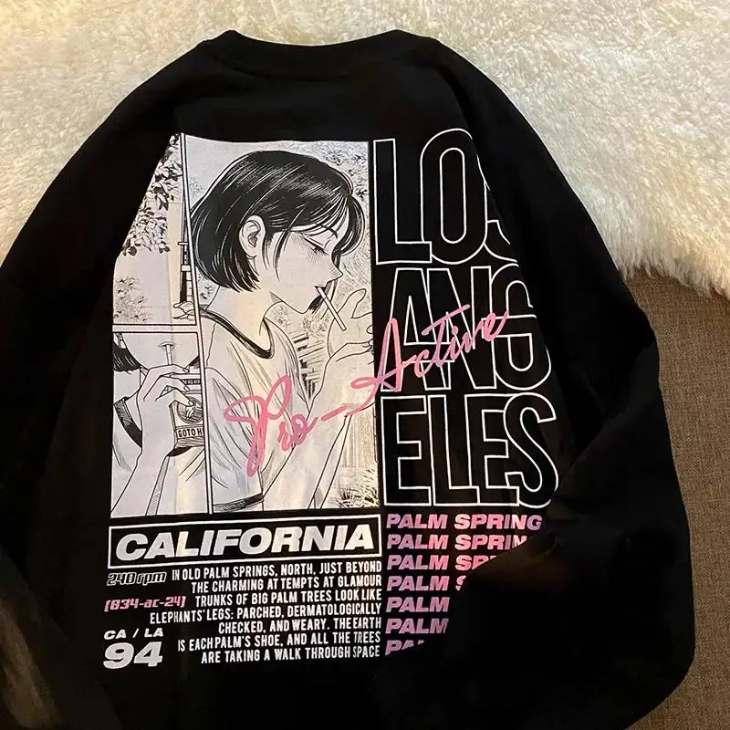 Свитшот женский с надписью х/б круглым вырезом | Женская одежда