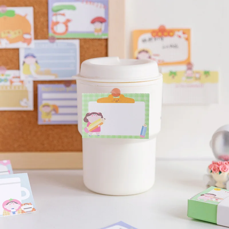 Ретро Новый симпатичный блокнот для записей с сообщениями декоративные