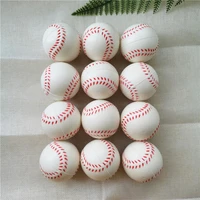 12pcslot baby toy baseball squeeze balls soft pu foam anti stress outdoor games toys for kids children 6 3cm