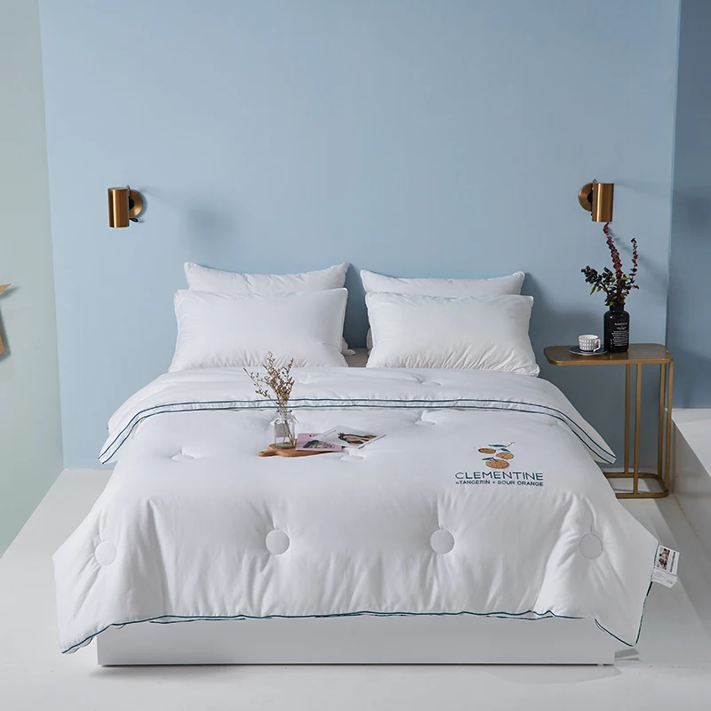 Белое одеяло из углеродного волокна двуспальное/Полноразмерное 150x20 0 см/200X23