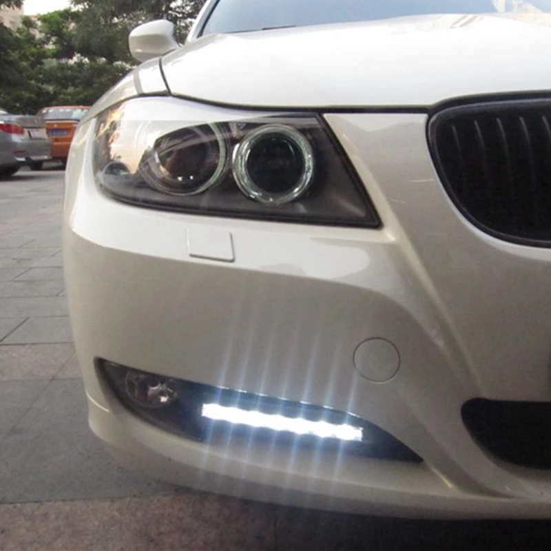 

TOP -For-BMW 3 Series 2009-2012 E90 E90LCI Daytime Running Light LED Daytime Running Light 2Pcs