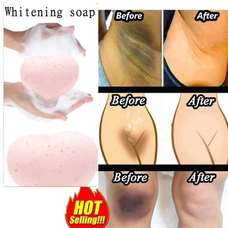 

OMY LADY Rapid Skin Bleaching Cream Soap Armpits Groin Private Whitening Lighten Melanin Peach Scented Feminine Wash Body Scrub