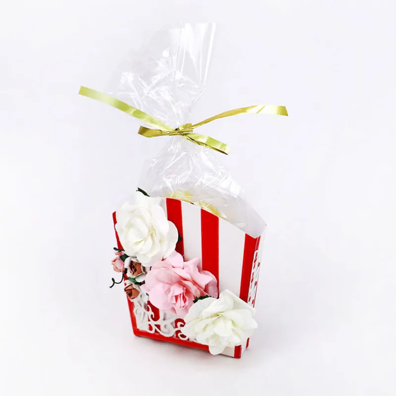 Корзина с животными автомобильный венок бантом для еды металлические вырубки