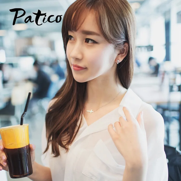 Новое поступление женские свадебные длинные ожерелья-подвески с крестом горячая