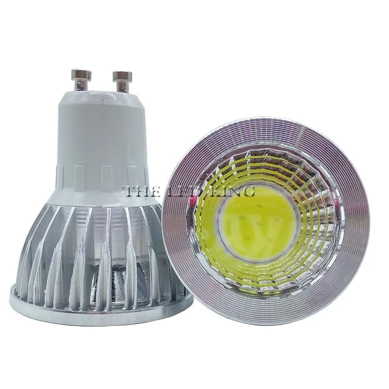 Buy Super Bright Gu10 Led Spotlights Lamp Cup 7W 10W 15W Cob AC 110V 220V 240V Bulb Warm Cold White Light on