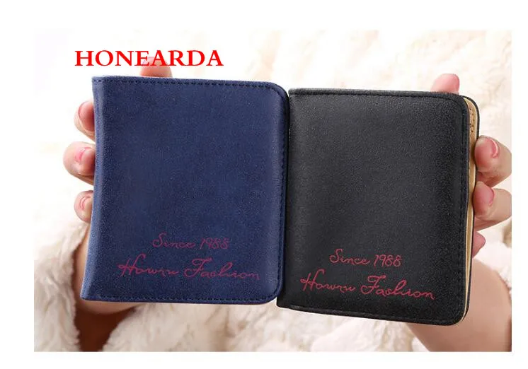 

Wholesale Women Wallets Short PU Leather Female Purses Small Wallet Coin Purse 150PCS/lot