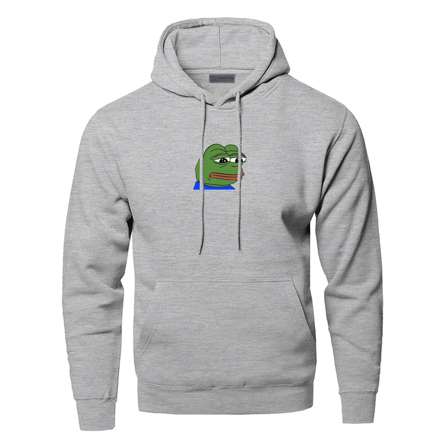 

Sad Frog Funny Hoodies Sweatshirt Men Feels Bad Man Hooded Sweatshirts Angry Feels Good Man Streetwear Frog Sportswear