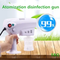 1200w handheld atomization disinfection fog machine stage smoke machine blue light nano steam gun hair spray machine 220v 110v