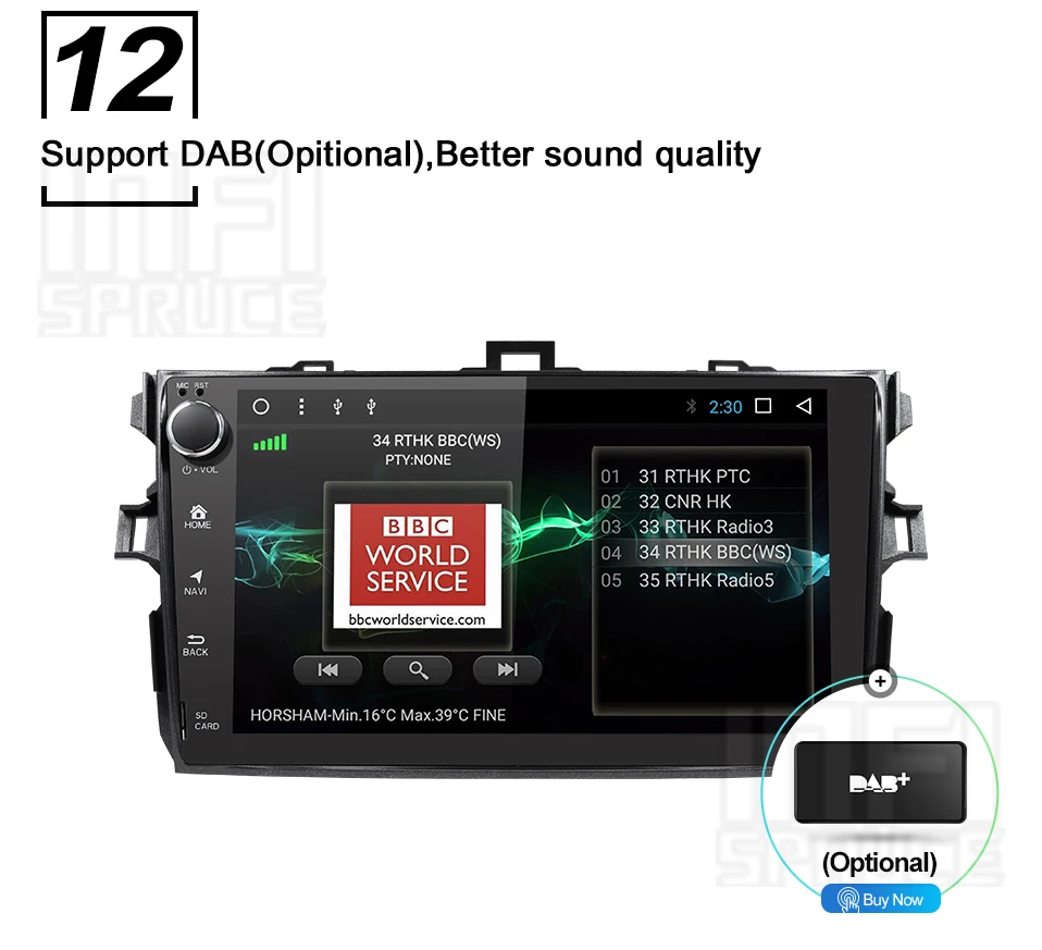 PX30 32G Android 9,0 автомобильный dvd-плеер для Toyota Corolla 9 дюймов 1024*600 экран автомобиля Радио Стерео gps навигация видео плеер