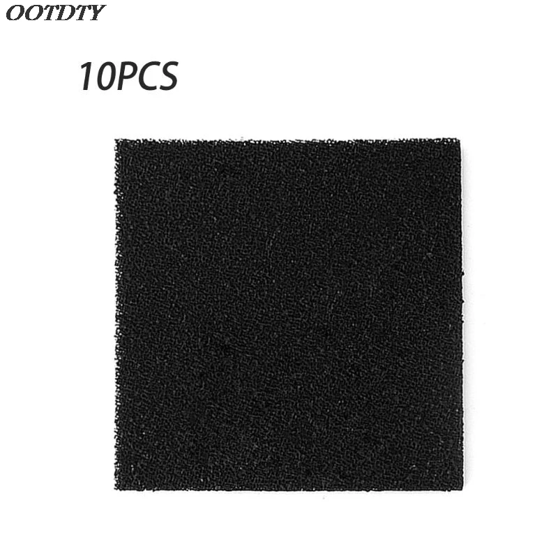 10 шт. Высокоплотный черный фильтр из пены с активированным углем попой