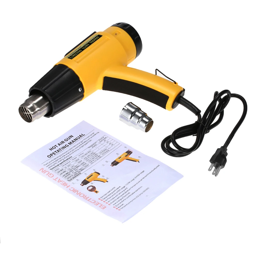 Высокое качество Электрический пистолет горячего воздуха цифровой