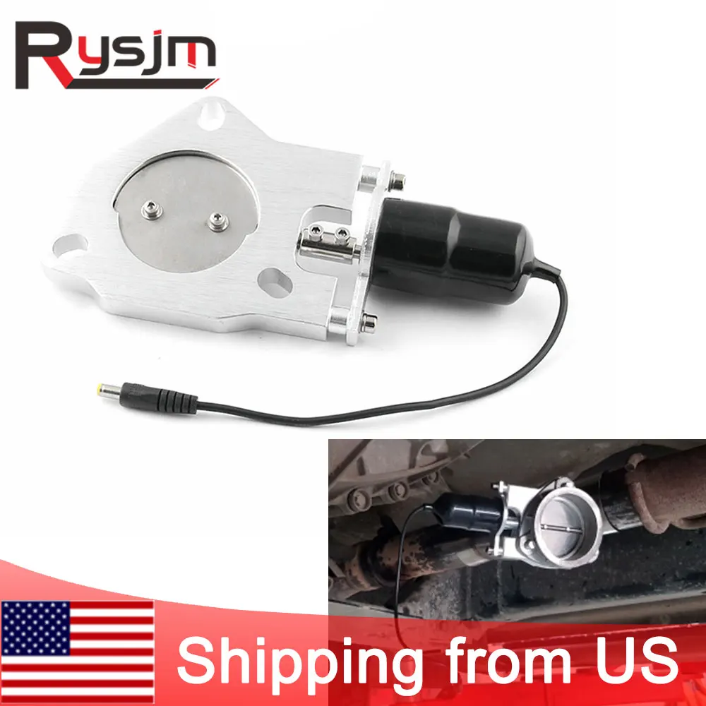 Выхлопная труба 3 дюйма Электрический Выпускной клапан из нержавеющей стали с