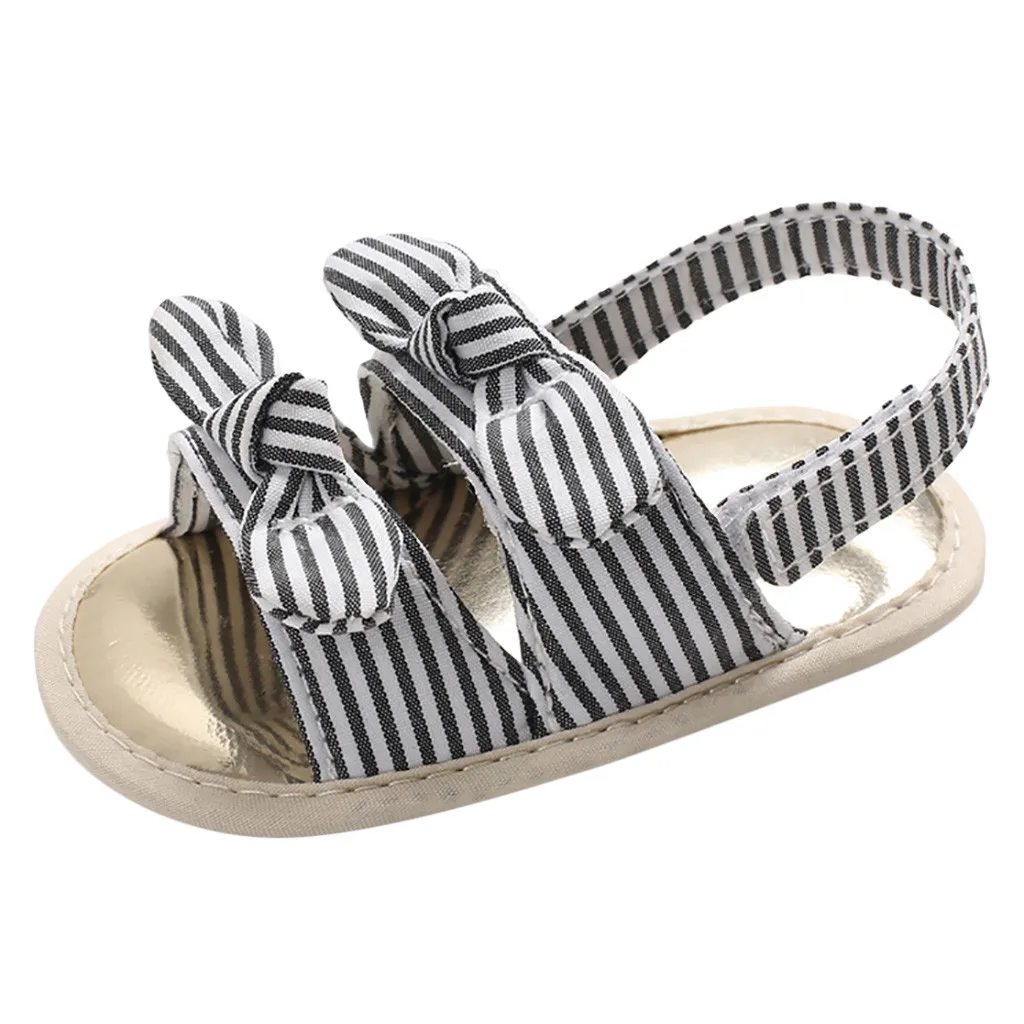 Сандалии детские из ПУ кожи мягкая подошва аппликация однотонные летняя пляжная