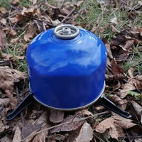 camping accessory useful camping tool gas tank stove stand portable camping gas tank bracket anti crack for outdoor
