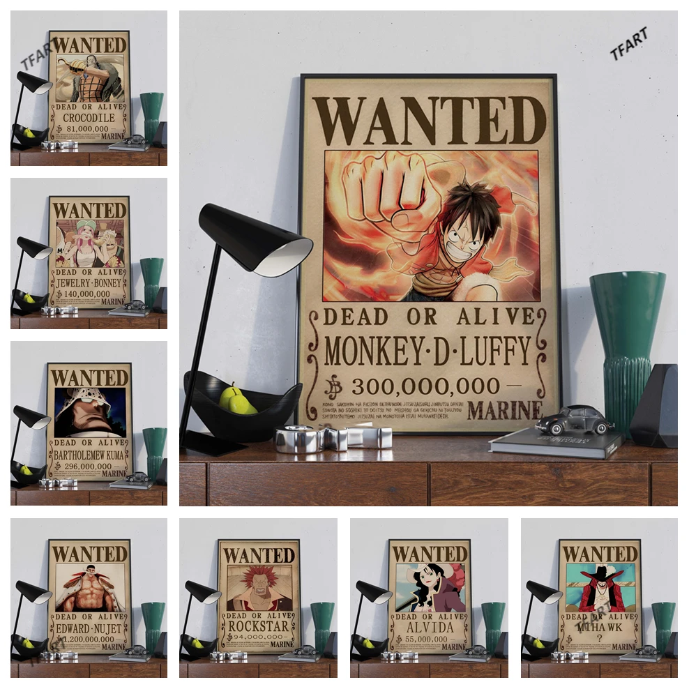 

One Piece Wanted Luffy Animation Diamond Painting Diamond Inlaid Diamond Embroidery DIY Full Diamond Embroidery Home Decoration