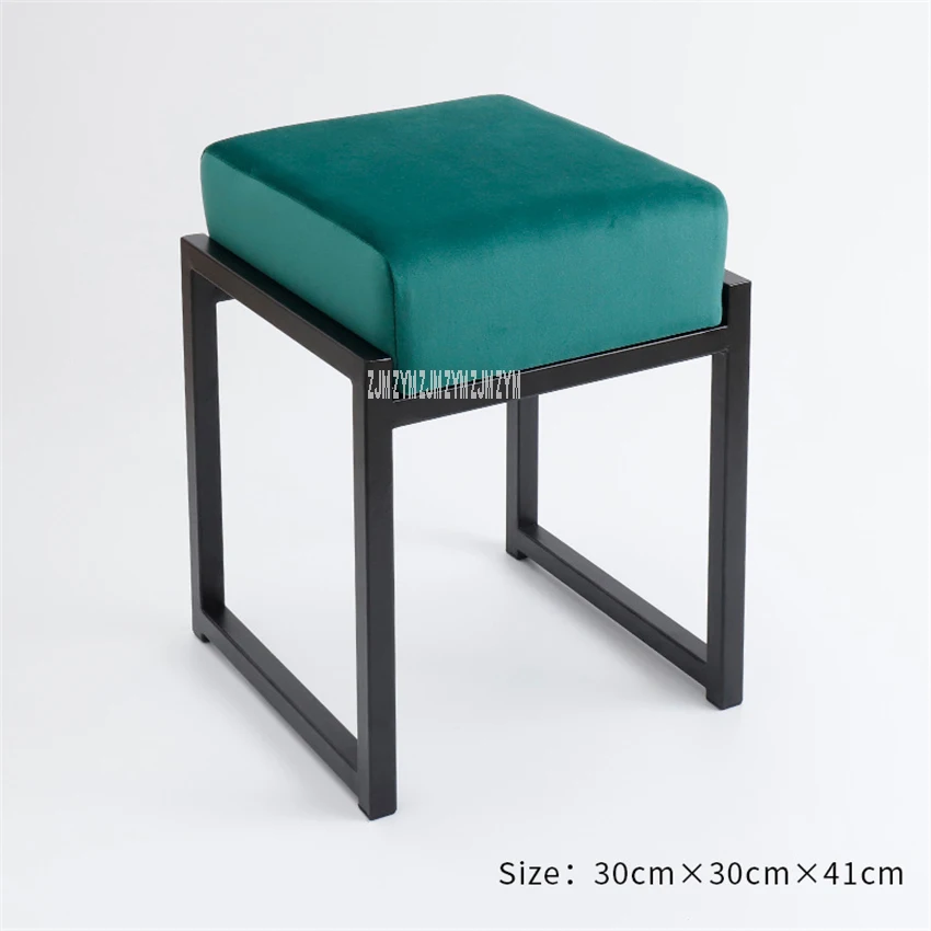 Модный кожаный фланелевый стул SS140 для смены обуви современный простой диван ног