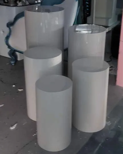 5 шт. белые круглые подставки для укравечерние торта|Украшения своими руками