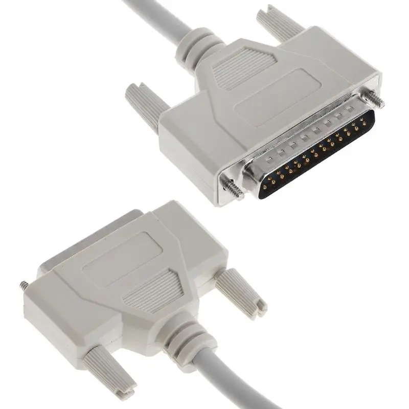 Кабель для принтера DB25 Male to Female 25 Pin удлинитель параллельный порт компьютера 3m 1 5 m