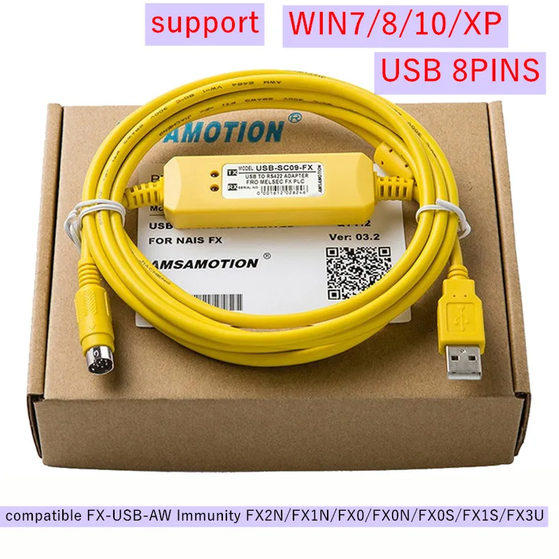 USB-кабель для программирования PLC Mitsubishi