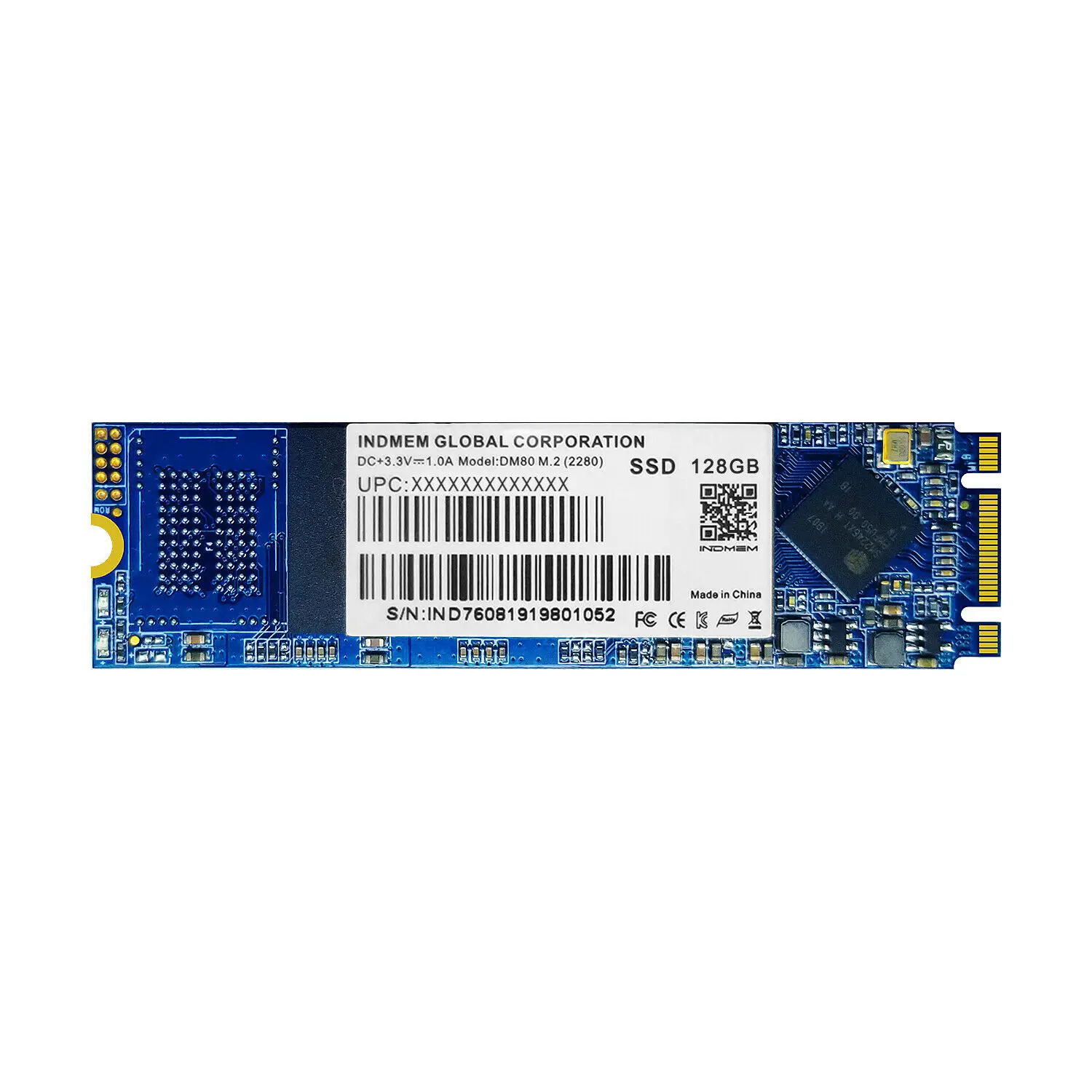 Твердотельный накопитель INDMEM MLC SSD M2 2280 512 ГБ 256 128 Гб 64 32 M.2 твердотельный Sata HD