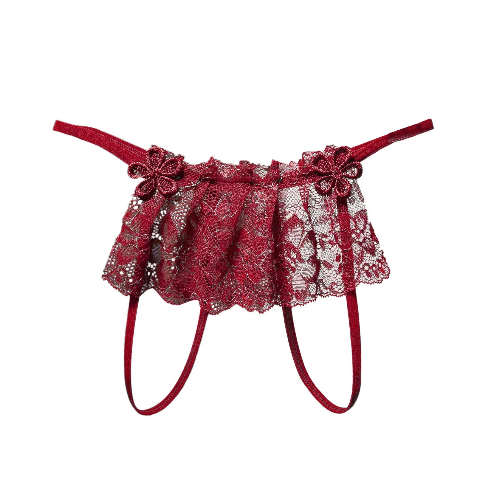 Women Thong Sexy Panties Lace Pants Ladies Briefs Underwear Woman Transparent Hollow Out Female | Женская одежда