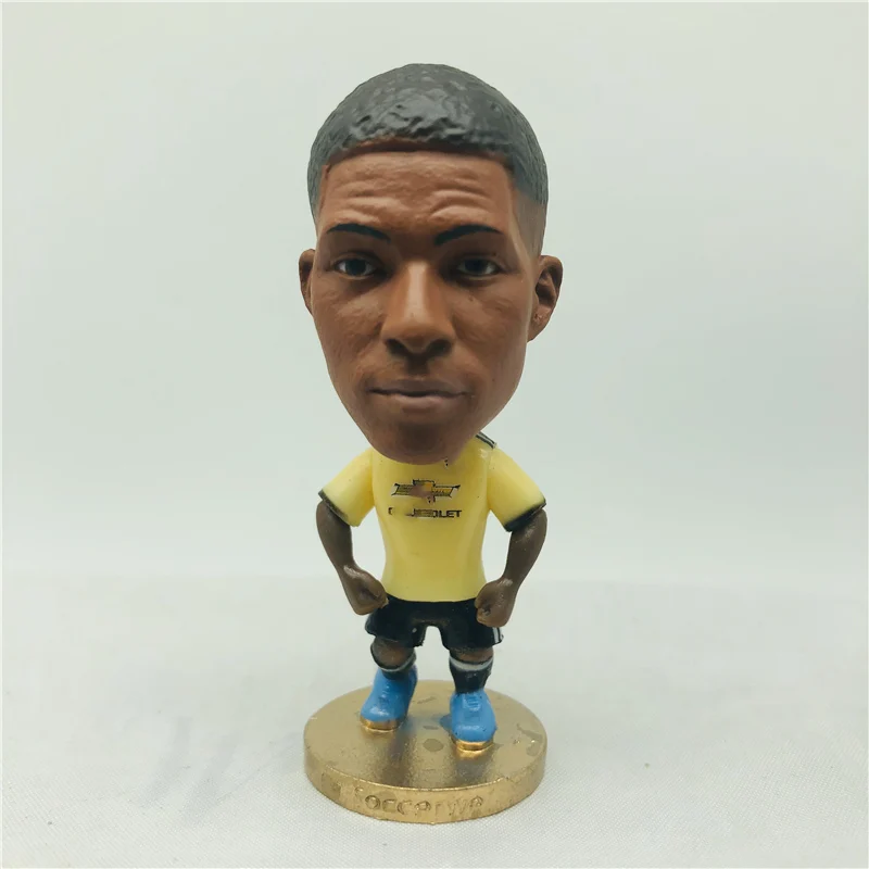 Soccerwe 2 55 куклы для футбола высотой 6 5 см 10 # M. Фигурки Rashford Action 2020 желтые|Куклы| |