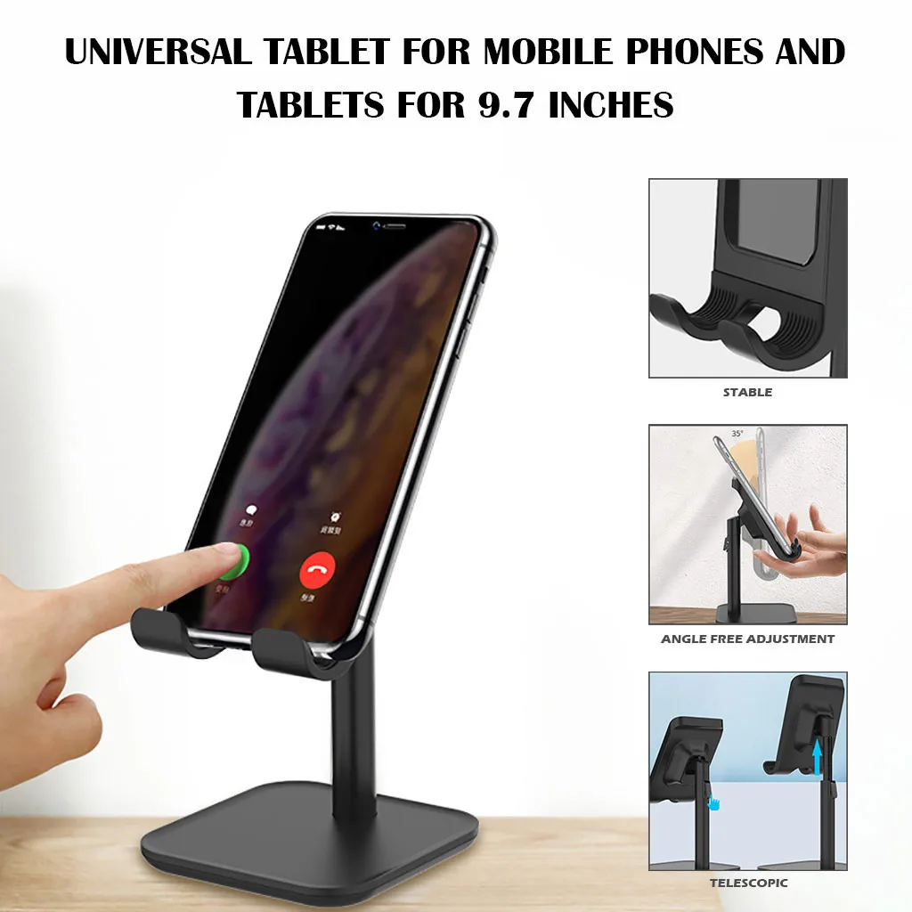 Полнофункциональный Настольный держатель для телефона iPhone Xs Max X 6 6S 7 8 Plus