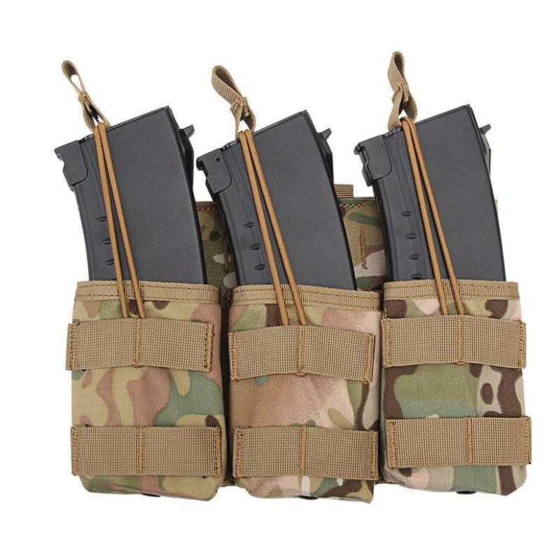 Новинка 7 62 двойная Тройная сумка с зажимом камуфляжная тактическая для магазина