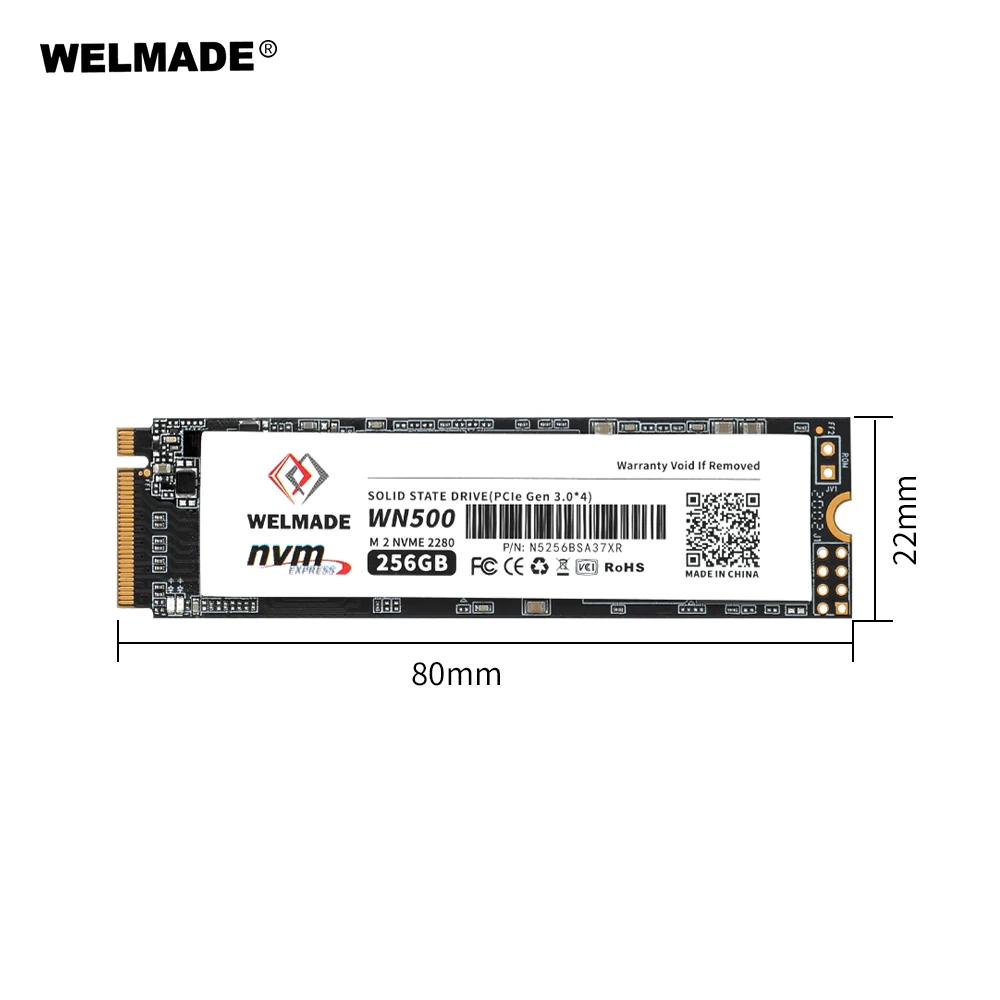 WELMADE SSD M2 NVME 128 ГБ 256 512 1 ТБ 2 PCIE жёсткий диск внутренний жесткий hdd для ноутбука