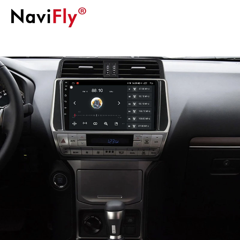 6G + 128G QLED Carplay Android 10 для Toyota Land Cruiser Prado 150 2017 2018 автомобильный Радио мультимедийный