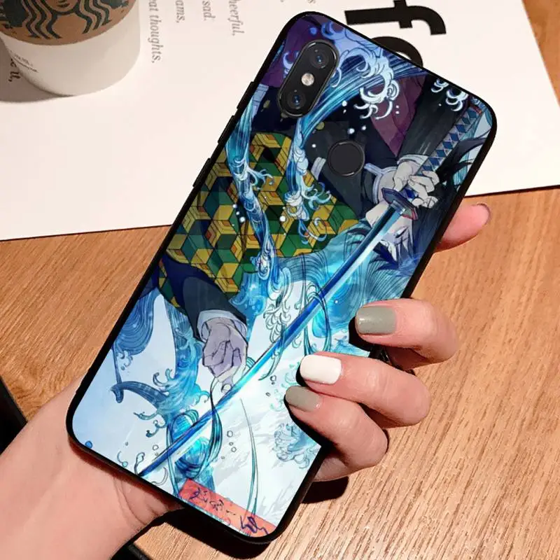 

Anime Demon Slayer Phone Case For Xiaomi Redmi note 7 8 9 t k30 max3 9 s 10 pro lite