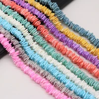 12 colors freshwater shell beads natural chip mother of pearl spacer beads for necklace bracelet jewelry making diy accessories