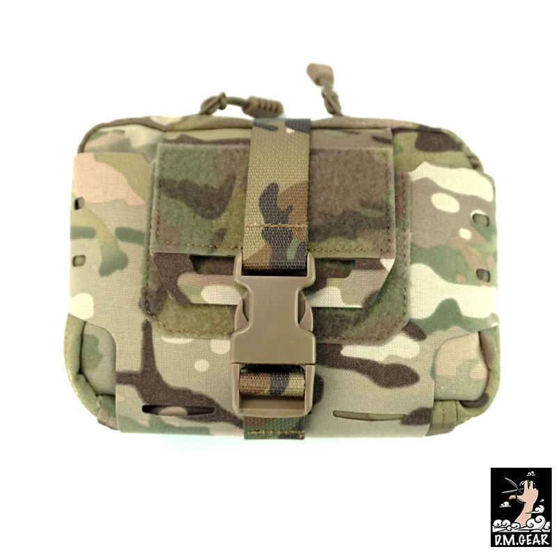 DMgear Tactical Pouch MOLLE Armor Pouch Horizontal Medical Pouch Laser Cut Military Utility Pouch Composite Nylon BG42