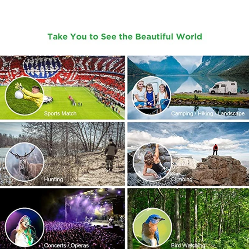 Монокулярный телескоп 16x52 + зажим для камеры телефона туризма/охоты/пешего