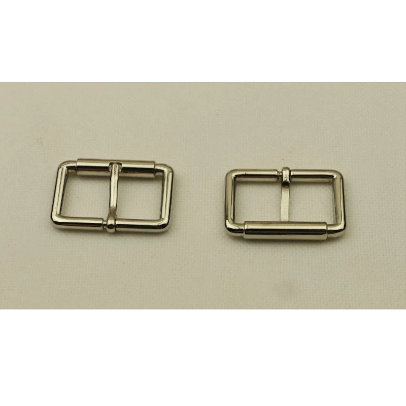 10pcs Metal Heavy Duty Hand Bag Shoe Strap Belt Web Adjust Roller Pin Buckle Snap Rectangle Ring Leather Metal Pin Belt Buckles