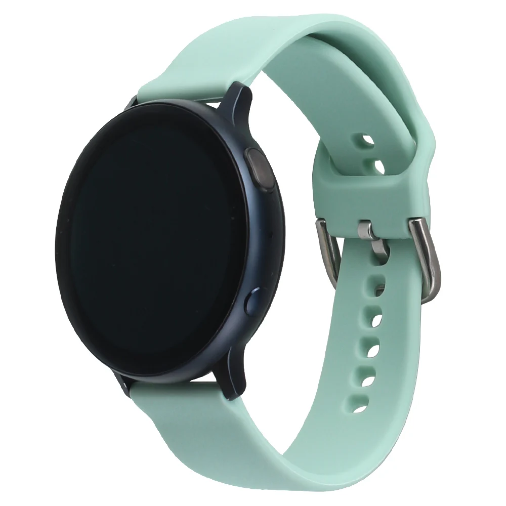 Ремешок силиконовый для Samsung Galaxy Watch 3 Active 2 Huawei GT 2E GT2 GT2E Pro Amazfit Pace BIP 46 мм спортивный