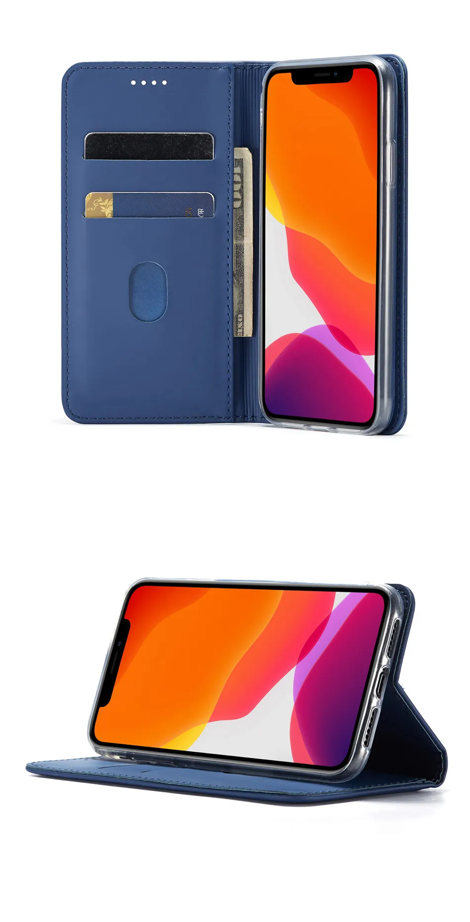 Для iphone 11 Pro Чехол на iphone XR X Xs Max чехол для iphone 8 7 6s 6 Plus чехол для iphone 5s 5 SE чехол для телефона Флип кожаный бумажник 11