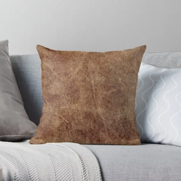 

old leather Soft Decorative Throw Pillow Cover for Home Pillows NOT Included