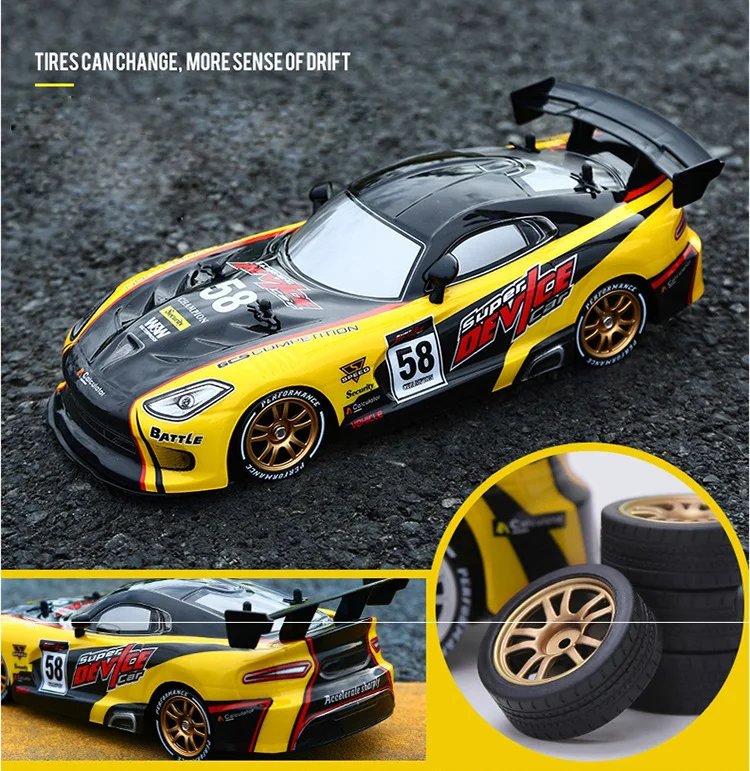 Новинка) 1:16 Дрифт гоночный Радиоуправляемый автомобиль GTR модель 4WD 2,4G внедорожный Рокстер транспортное средство с дистанционным управлением электронные игрушки хобби