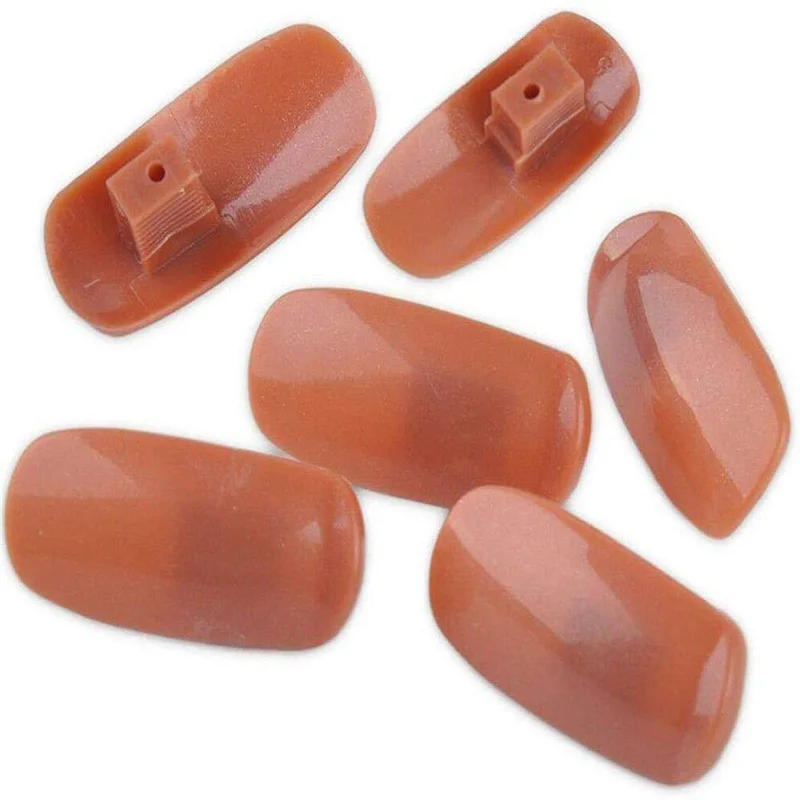 100 шт. Практика поддельные ручные ногти для самостоятельного обучения ногтей лак