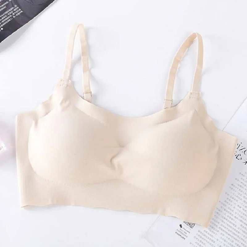 Женское нижнее белье цельный ледяной Шелковый бюстгальтер пуш ап для фитнеса