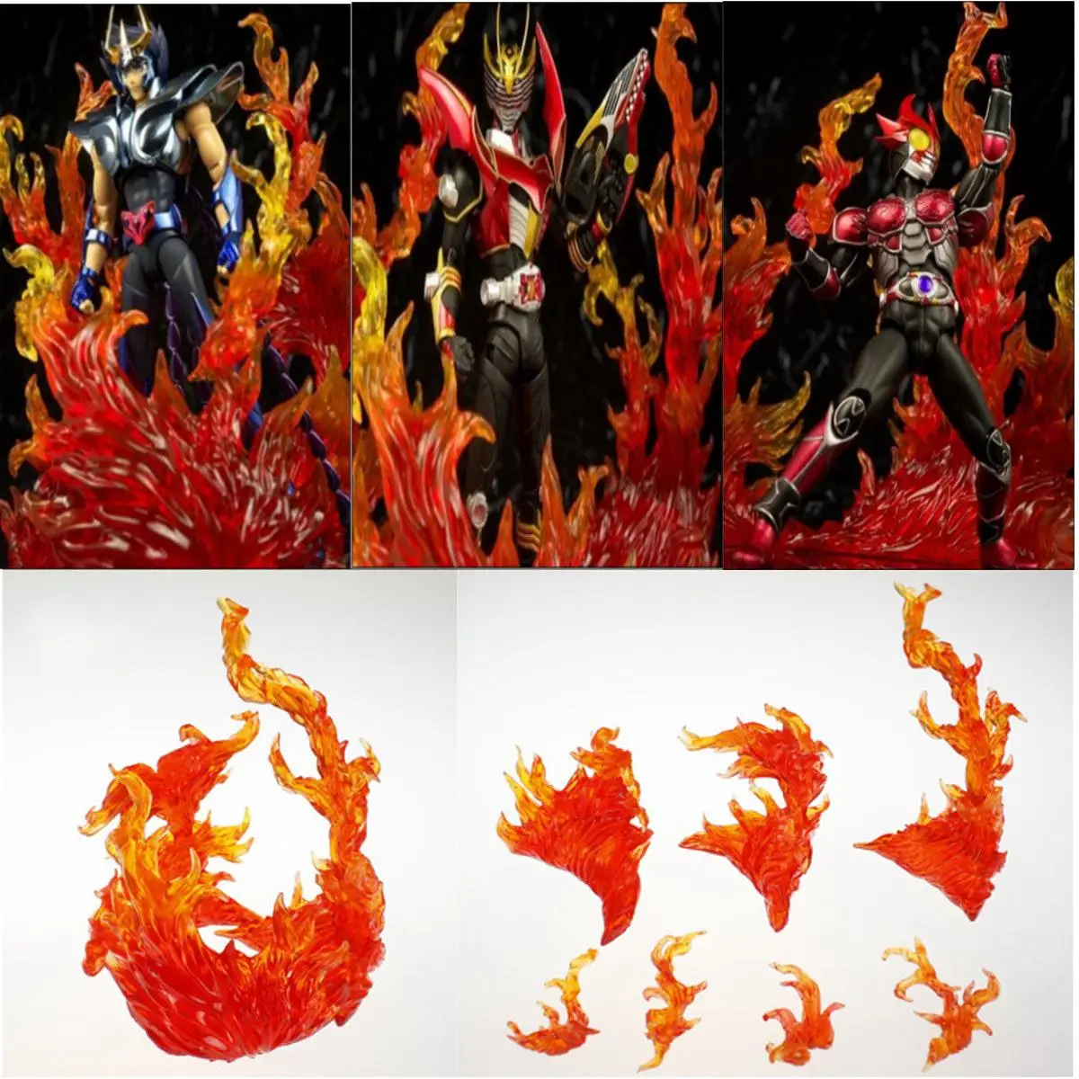 Звезда душа эффект горящее пламя красное пламя Fix для Bandai Tamashii ST Seiya Gundam эффект ударные игрушки фигурка
