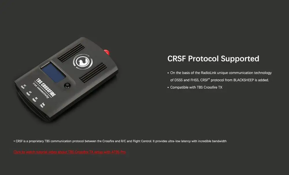 

Radiolink AT9S Pro TX 10/12CH RC Remote Control CRSF compatible TBS Crossfire with R12DSM RX 2.4G Mode 1/2 for FPV Racing Drone