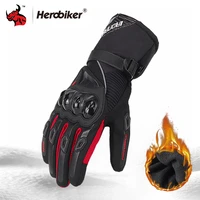 winter motorcycle gloves windproof waterproof guantes moto men motorbike riding gloves touch screen moto motocross gloves