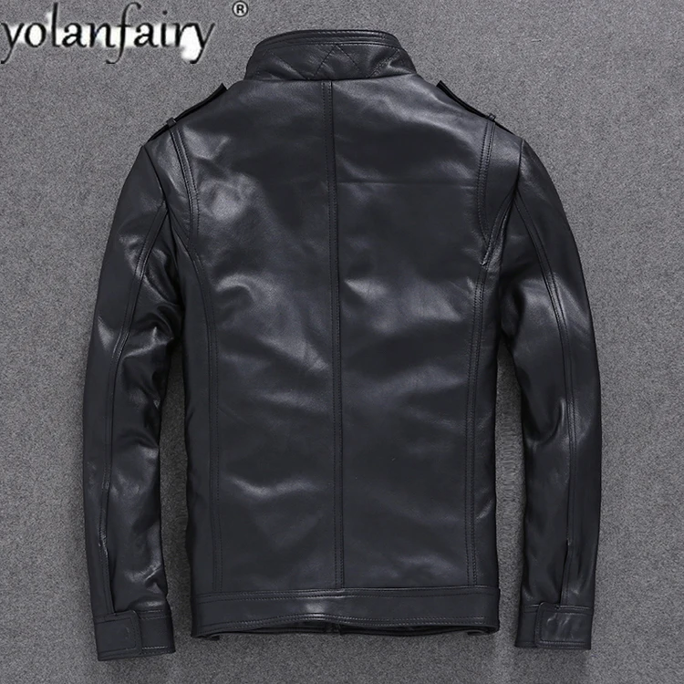 Мужская короткая куртка из натуральной кожи размеры 5xl зима 2020 | одежда