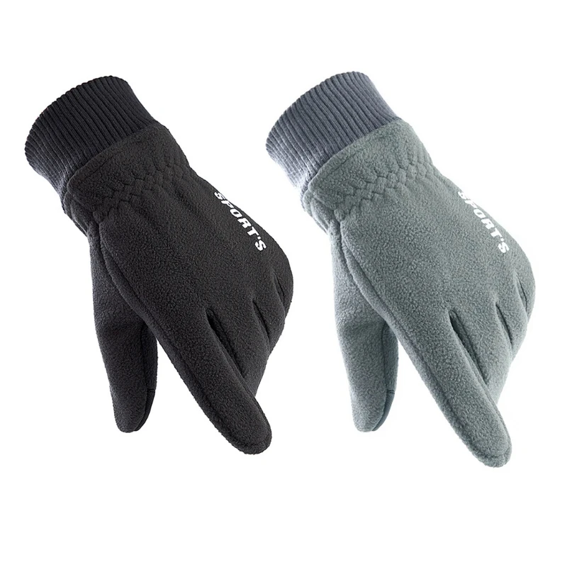 

K3NF Elastic Warm Gloves Full Finger Gloves Touchscreen Driving Fleece Lined Glove