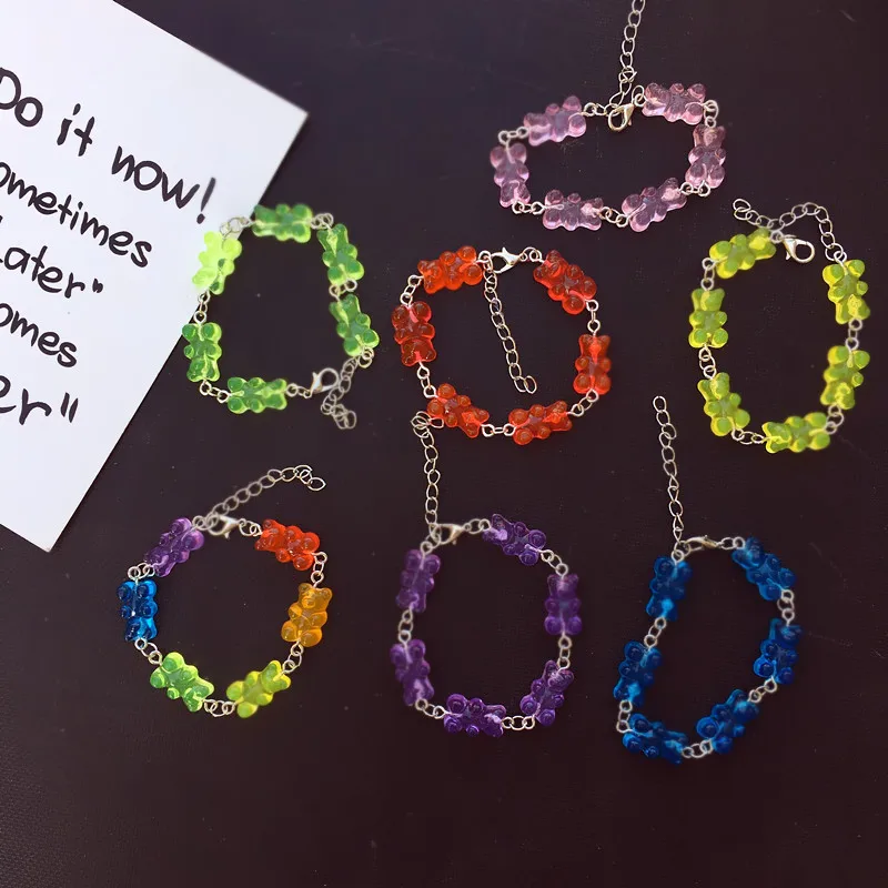1 шт. милый мини браслет ручной работы яркий цвет Подвеска для женщин и мужчин